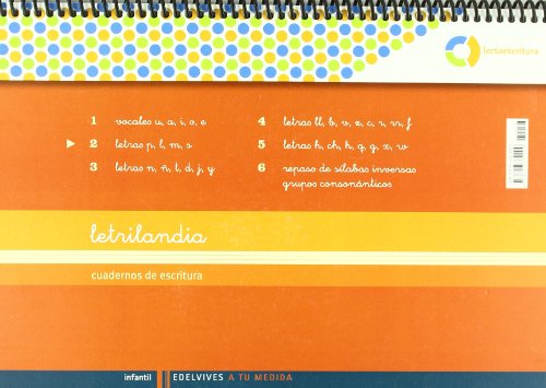 Letrilandia Lectoescritura cuaderno 2 de escritura (Pauta Montessori) (A tu medida (Entorno lógica matemática)) - 9788426371409