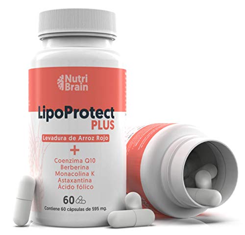Levadura de Arroz Rojo Concentrada + 4 ingredientes adicionales para un efecto potenciado. LipoProtect Plus