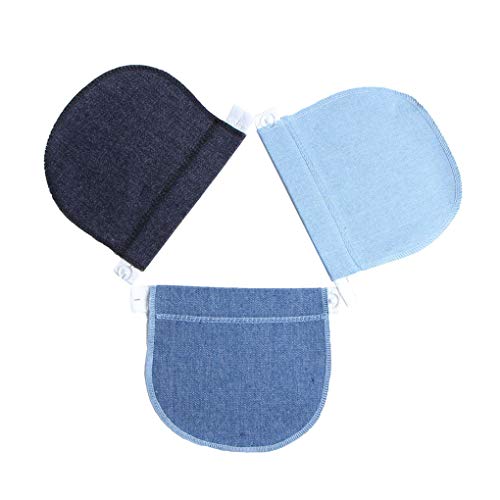 LEVEL GREAT 3pcs / Set de Maternidad Embarazo Embarazada cinturón de algodón elástico de la Cintura de la Pretina de la Pretina del Extensor Extensor Pantalones de Maternidad del Vientre de la Correa