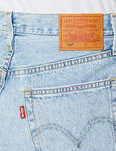 Levi's 501 Crop Vaqueros Boyfriend, Azul (Montgomery Baked 0074), 25W / 26L para Mujer