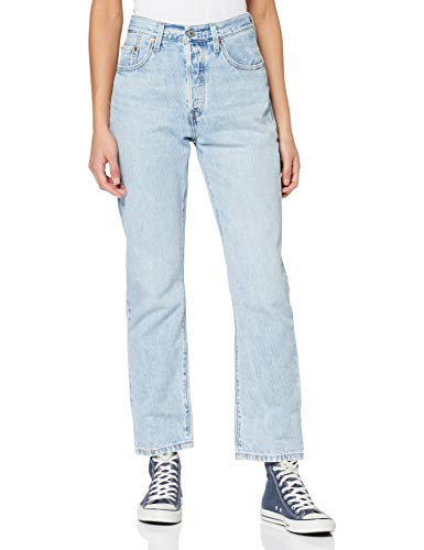 Levi's 501 Crop Vaqueros Boyfriend, Azul (Montgomery Baked 0074), 25W / 26L para Mujer