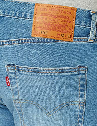 Levi's 501 Original Fit Jeans Vaqueros, Ironwood Overt, 36W / 34L para Hombre