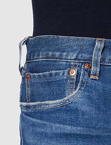 Levi's 501 Original Fit Jeans Vaqueros, Key West Sky Tnl, 34W / 30L para Hombre
