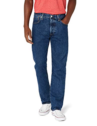Levi's 501 Original Fit Jeans Vaqueros, Stonewash, 33W / 30L para Hombre