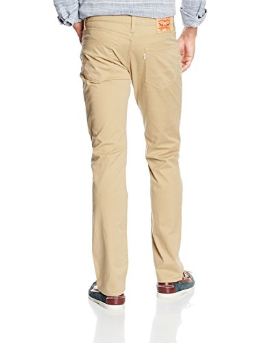 Levi's 511 Slim Fit Vaqueros, Beige Rinse Softener Harvest 1525, 32W / 32L para Hombre
