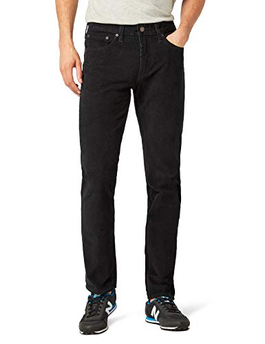 Levi's 511 Slim Fit Vaqueros, Negro Mineral Black 14W Warp Str Cord B Wt, 32W / 34L para Hombre