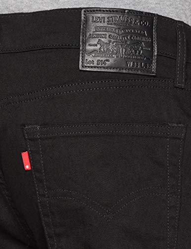 Levi's 514 Vaqueros Straight, Negro (Nightshine 1036), W50 / L34 (Talla del Fabricante: 50 34) para Hombre
