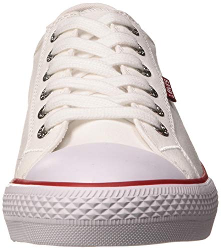 Levi's Stan Buck, Zapatillas para Hombre, Blanco (Regular White 51), 45 EU