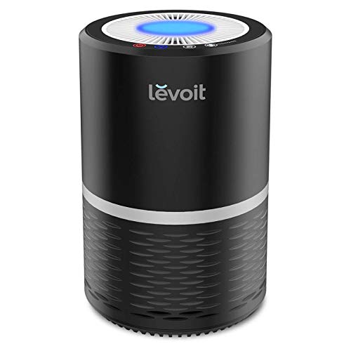 Levoit Purificador de Aire para Hogar con Filtro HEPA y Carbón Activado, Libre de Ozono, 3 Velocidades, Luz Nocturna, Capturar Alergias, Polen, Humo, Olor y Caspas de Mascota, Hasta 20 m², LV-H132