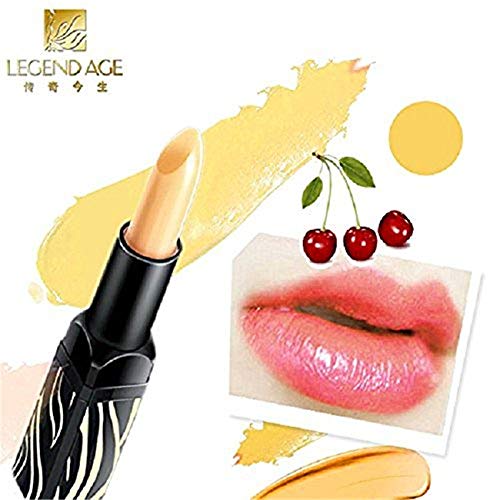 LEYENDA EDAD Lápiz labial Lápiz labial rojo natural Vitamina E Aceite bálsamo hidratante Protector solar Protección anti-UV Aclare la máscara de lápiz labial