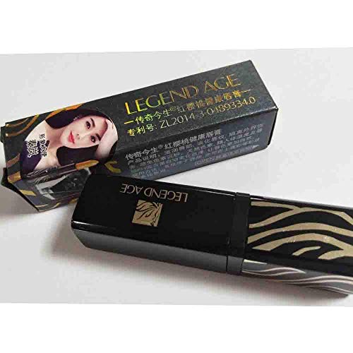 LEYENDA EDAD Lápiz labial Lápiz labial rojo natural Vitamina E Aceite bálsamo hidratante Protector solar Protección anti-UV Aclare la máscara de lápiz labial