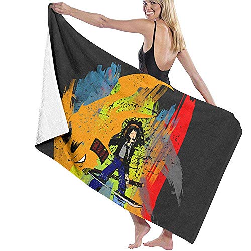 Lfff King of Souls Absorbente Suave y liviano para baño Piscina Yoga Pilates Manta de Picnic Toallas de Microfibra 80cm * 130cm