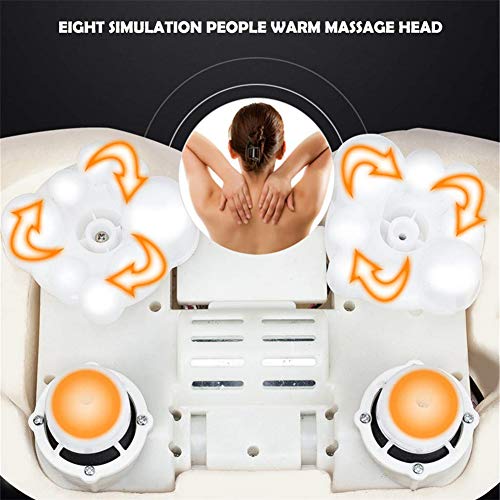 LG&S Shiatsu Cuello masajeador de Espalda con Calor de Tejido Profundo 4D Amasado Almohada para los Hombros, los pies, Las piernas para aliviar el Dolor