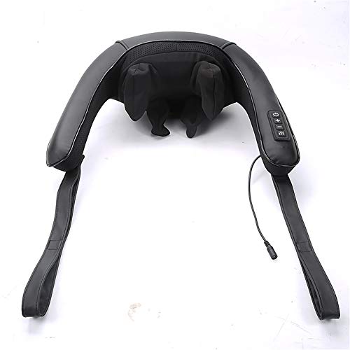 LG&S Shiatsu Hombro del Cuello masajeador eléctrico Trasero del Masaje con 4D Calor de amasamiento de Tejido Profundo para aliviar el Dolor Muscular
