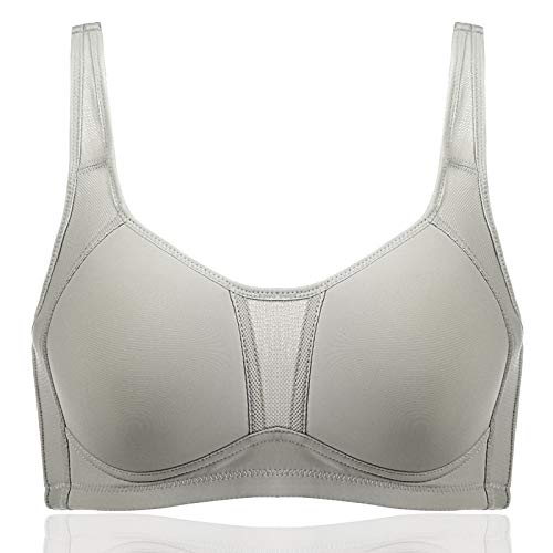 LHLHM Sujetador Sección Delgada De Gran Tamaño Sin Anillo De Acero Sujetador De Algodón Top De Tubo De Algodón Anti-Luz-Out Chaleco Deportivo Estilo Copa Completa Ropa Interior De Mujer