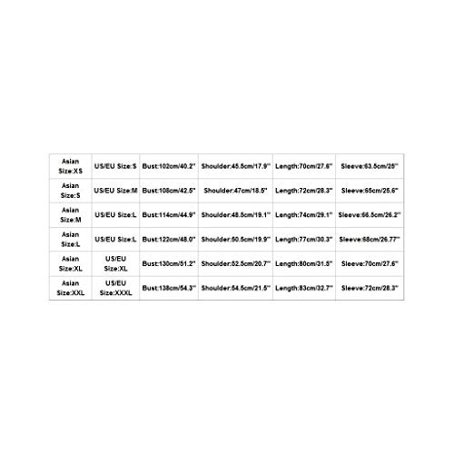 LHWY Camisa de Hombre Tops Shirt 2019 Verano Moda botón Holgado de Manga Larga con Cuello Redondo y Estampado Hawaiano Camiseta Corta Camiseta Gran tamaño Lunares Beach Hawaii Vino L