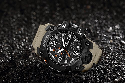 LIBARTE Hombre Reloj Deportivo Militar Sport Hombres Reloj de Pulsera Reloj Pulsera Digital LED