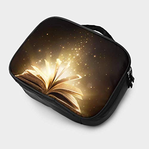Libros con revestimientos Flash Bolsa de Maquillaje Linda de Viaje Estuche de Maquillaje de Viaje Bolsa de Maquillaje Bolsa de Viaje Impresa multifunción para Mujer