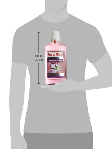 Licor del Polo Enjuague bucal Non-Stop White - 500 ml
