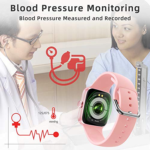 LIFEBEE Reloj Inteligente, Smartwatch Impermeable IP68 para Mujer Hombre Niño, Pulsera Actividad Inteligente para Deporte con Monitor de Sueño, Presión Arterial, Pulsómetro, Calorías para Android iOS