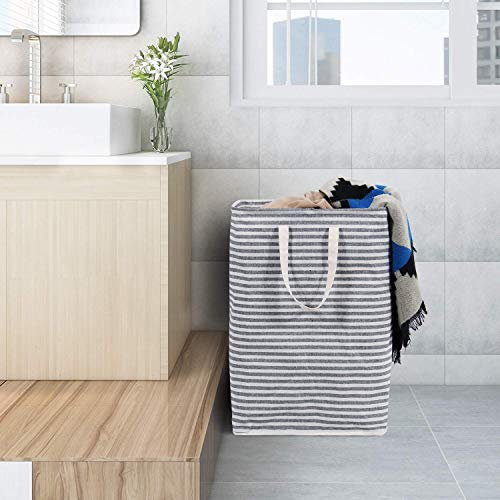 Lifewit Cesto para Ropa Sucia 72L con Capacidad Extra Grande Revestimiento de impermeabilización de algodón y PEVA de terileno Canasta de Lavandería