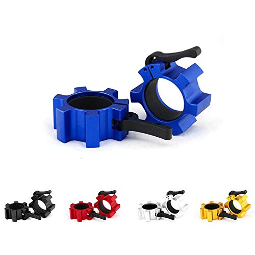 LIJ 1 par de abrazaderas de resorte de liberación rápida para levantamiento de pesas