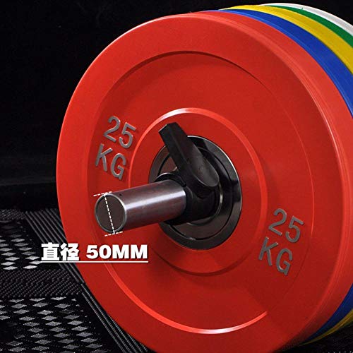 LIJ 1 par de pesas de 5 cm para levantamiento de pesas, abrazadera de bloqueo de mandíbula, de liberación rápida, herramienta de levantamiento de pesas