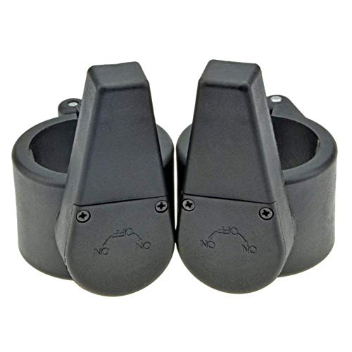 LIJ 1 par de pesas de 5 cm para levantamiento de pesas, abrazadera de bloqueo de mandíbula, de liberación rápida, herramienta de levantamiento de pesas