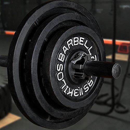 LIJ 2 piezas de 2 pulgadas de levantamiento de pesas de levantamiento de pesas con bloqueo de mandíbula de fitness culturismo de liberación rápida abrazaderas equipo de gimnasia