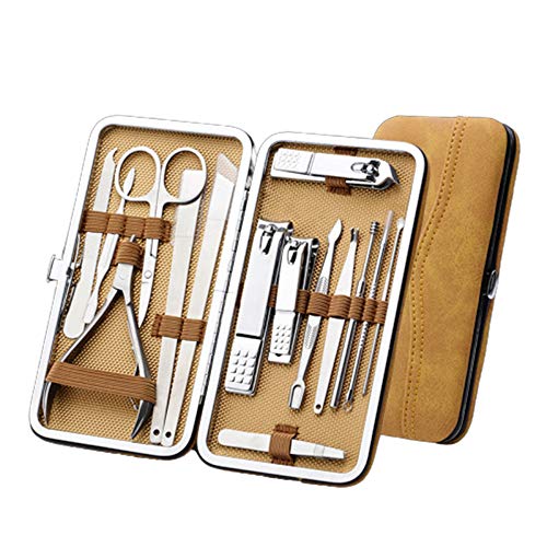 Lima De Uñas De Cristal Increíble,Juego De Manicura Y Pedicura Juego De Podadoras De Uñas De Precisión Cortaúñas De Uñas Y Uñas De Los Pies Cortaúñas del Dedo del Pie del Borde Inclinado Uñas