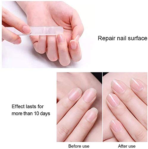 Lima de uñas, nano cristal para uñas y limas de uñas, set de manicura profesional para uñas, lima de uñas para bebé, lima de uñas dura para mujeres y hombres