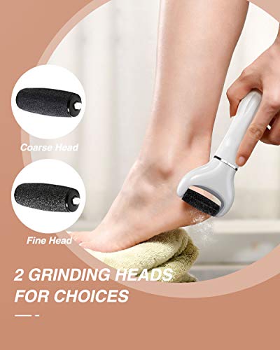 Lima Eléctrica Pies, HAMSWAN Pedicura Profesional Lima Durezas Pies Recargable con 3 Recambios, Batería 15000MAH y 3 Velocidades, Aparato de Pedicura Pies eliminar Callos Pies Cuidado Lima