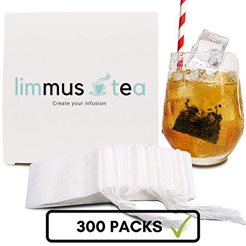 Limmus Tea Filtros de Té | Bolsas de té, té de Hierbas, infusión, Plantas y Especias | Biodegradables