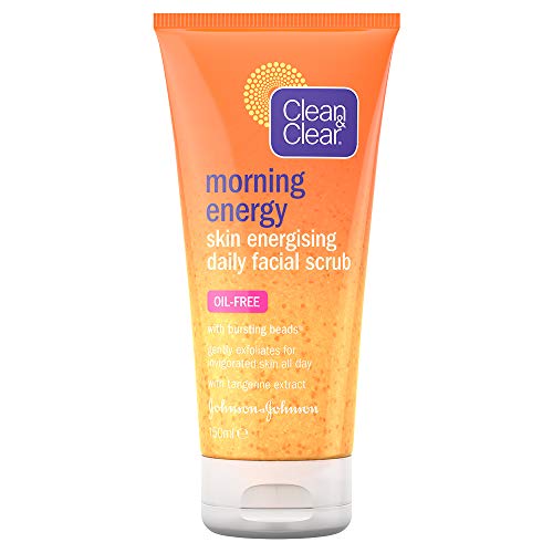 Limpia y clara mañana energía diaria piel Energizante Facial Exfoliante 150 ml