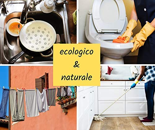 Limpiador Ecológico Antiguo Lejía - 1000 gr - Detergente y blanqueador ecológico y natural en polvo apto tanto para el lavado a mano como en lavadora - Made in Italy - 100% Natural