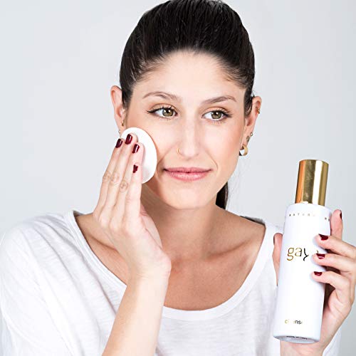 Limpiador Facial Ecologico - Leche Hidratante Natural y Liquido Limpiador Que Remueve Maquillaje e Impurezas - Frasco de 250 ml