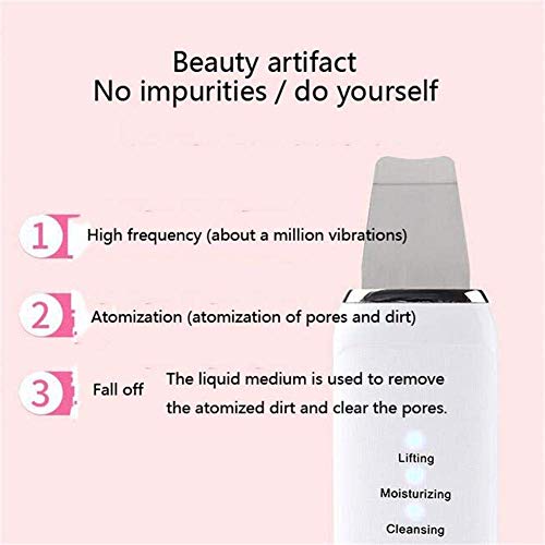 Limpiador Facial Ultrasonico, 3 Modos Skin Scrubber Peeling facial Poros Limpiador de la piel Dispositivo de belleza para el Hogar