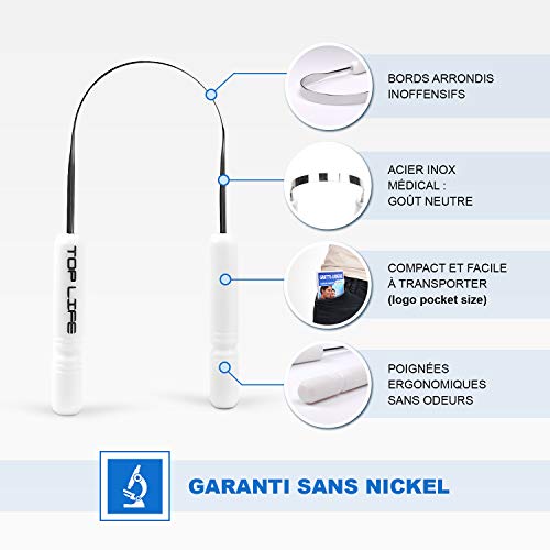 Limpiadores Lingual Acero Inoxidable Médico y cepillos interdentales (Set de 2) - Elimina El Mal Aliento - Raspadores De Lengua Metal Contra La Halitosis Recomendado Por Los Dentistas