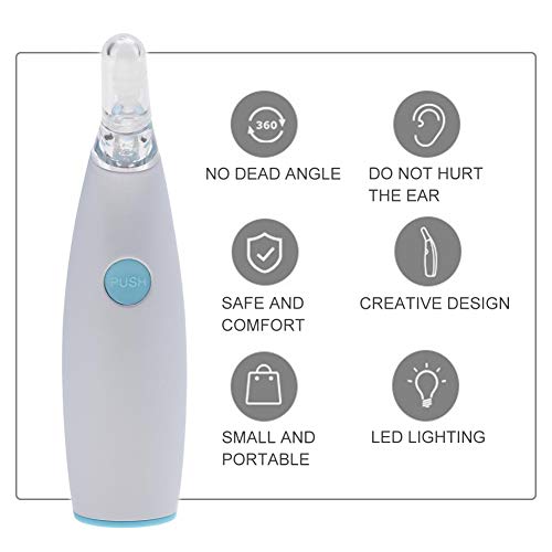 Limpieza Cerumen Oído, Eliminar Quitar cera oidos, Kit Limpiador para Oídos, Limpiador de Cera de Oídos, Limpiador De Oidos, Limpieza De OíDos, para bebés, jóvenes y adolescentes adultos