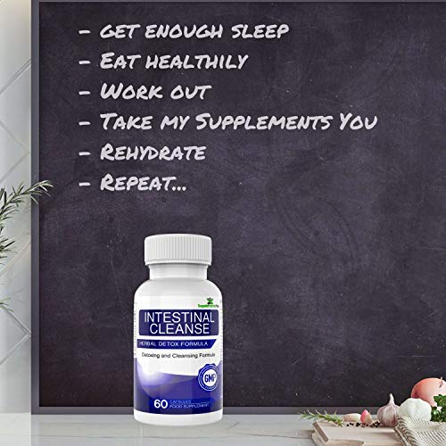 LIMPIEZA INTESTINAL– Nogal Negro y Ajenjo - Limpia y protege el sistema digestivo - Depurador Intestinal - 60 cápsulas Detox Limpieza Colon por SupplementsYou