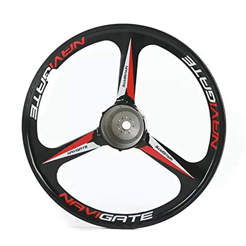 LIMQ Ruedas De Bicicleta De Carretera Rueda De Bicicleta Eléctrica Integrada Juego De Ruedas De Bicicleta Aleación De Magnesio 650C X14,Black