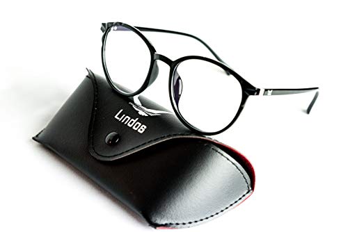 Lindos - Gafas de bloqueo de luz azul | Gaming, PC ordenador, gafas antideslumbrantes | Gafas de filtro de luz azul para hombre y mujer