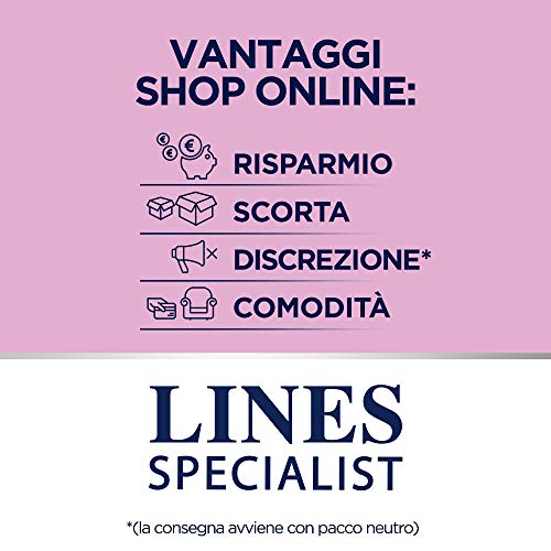 Lines Specialist productos Compresas para incontinencia – 4 paquetes de 10 unidades)
