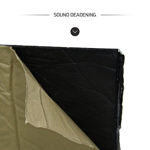 lingda alfombrilla de calor Shield Deadener de pruebas aislamiento t�rmico sonido 10�mm Coche Tama�o impermeable de amortiguaci�n de control del ruido ac�stica