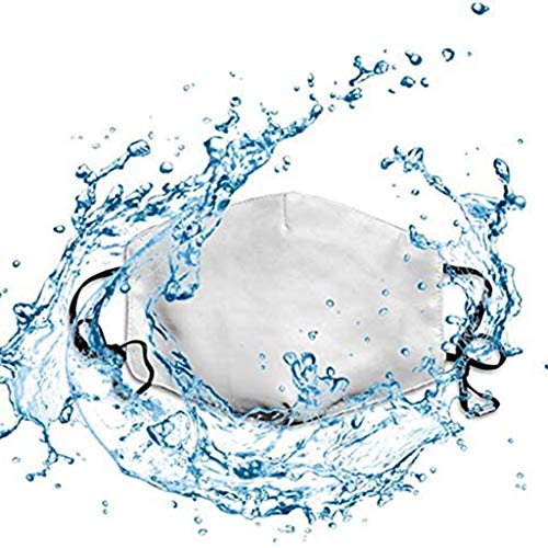 LINTONG Halloween Adulto Cara Lavable Calavera De Calabaza PatróN De ImpresióN A Prueba De Polvo Ma`Scara (1Pc + 2 Filtros)