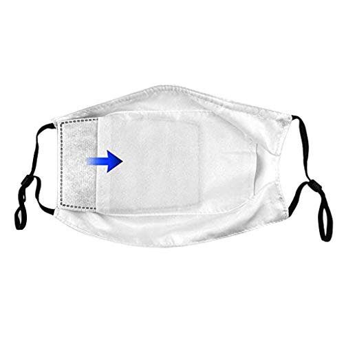 LINTONG Halloween Adulto Cara Lavable Calavera De Calabaza PatróN De ImpresióN A Prueba De Polvo Ma`Scara (1Pc + 2 Filtros)