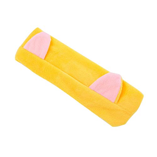 LinZX Muelles Deportivos oído Wake-End para la Cara del Gato Toalla del Pelo Truco Banda Banda estallido de la Banda para el Cabello Diadema,PK