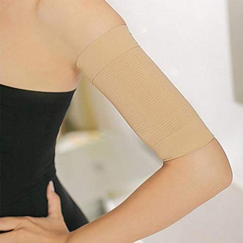 LIOOBO Belleza Mujeres Calorías de pérdida de Peso Adelgazar Brazo Faja Masajeador Bustar Buster Wrap Cinturón Adelgazar Compresión Brazo Faja Ayuda a tonificar la Forma Brazos Superiores Manga