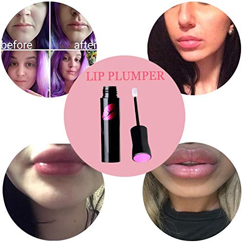 Lip Plumper Gloss Bálsamo para rellenar el labio hidratante orgánico natural con jojoba Hidratante Prevenir el agrietamiento Eliminar las arrugas de la piel muerta Exfoliante