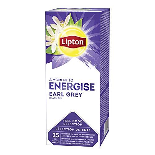 Lipton Gama Sensaciones Té Negro Earl Grey - 6 cajas de 25 sobres